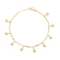 Gold Plated Turtle Charms Ladies Anklet
