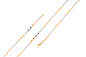 Gold Plated Two tone Flat Link Chain