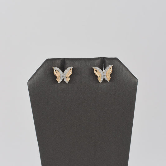 Gold Plated Butterfly Earrings | Wholesale Jewelry