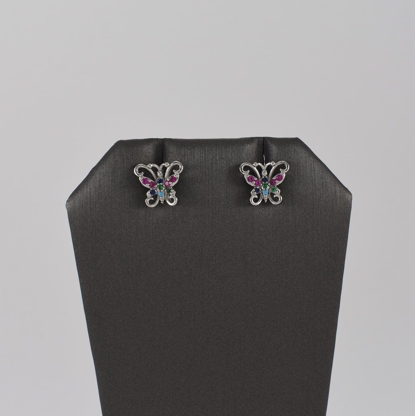 Silver Plated Butterfly Earrings | Wholesale Jewelry