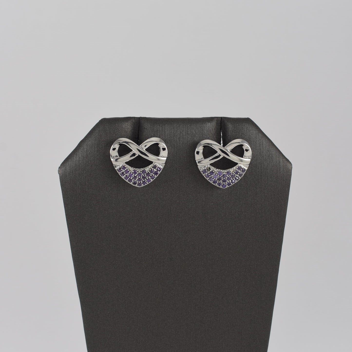 Silver Plated Heart Earrings | Wholesale Jewelry