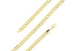 Gold Plated Cuban curb Chain
