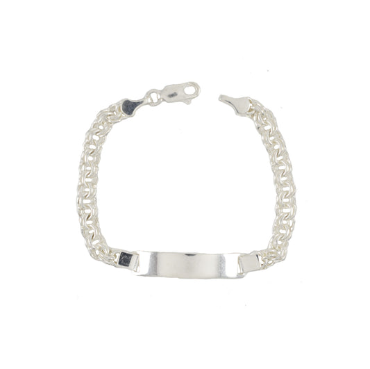 Sterling Silver Chino ID Bracelet for Baby