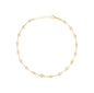 Gold plated Gucci Puffed Link Ladies Anklet