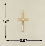 Gold Plated cross pendant