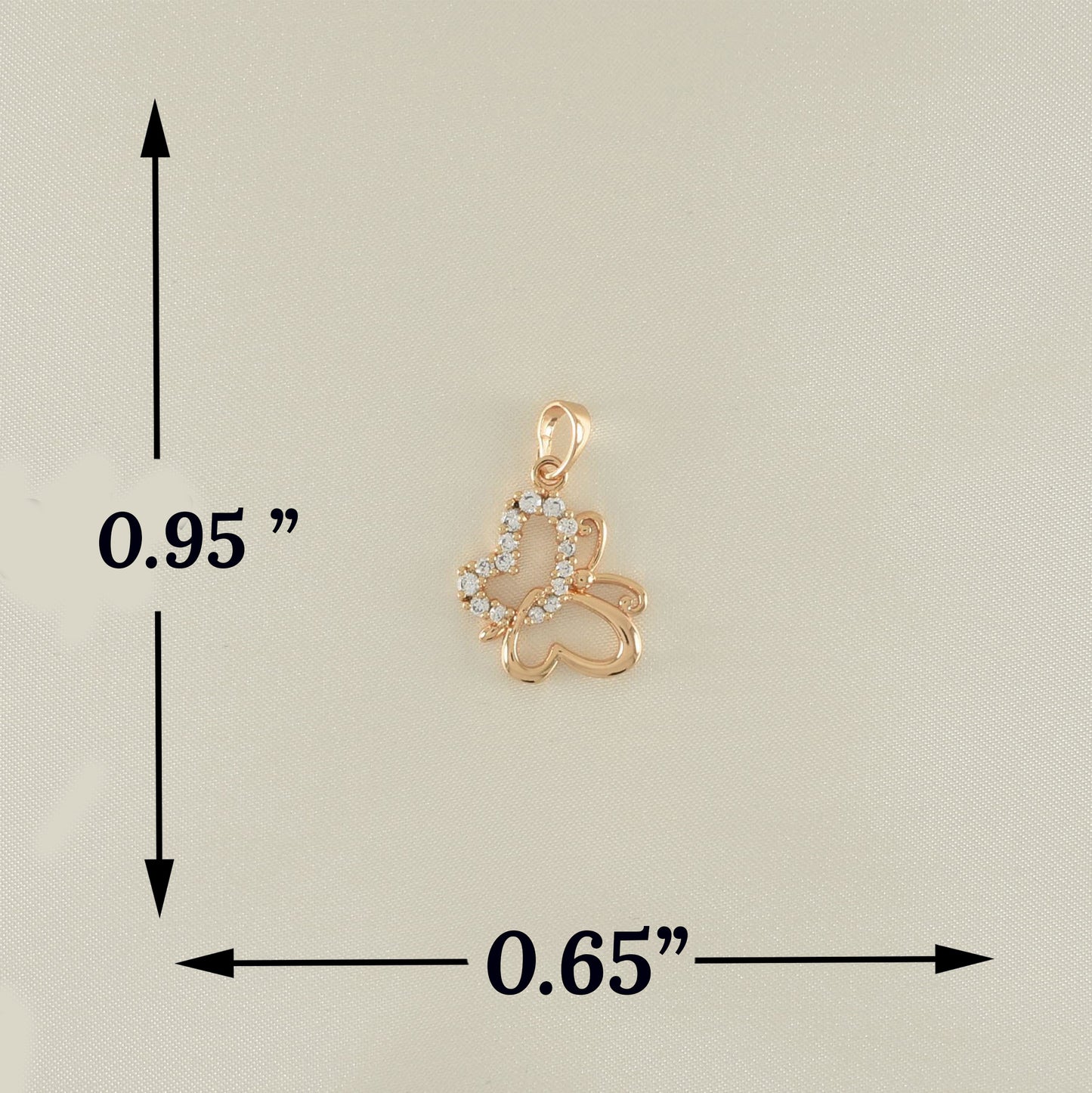 Gold Plated Butterfly pendant | Wholesale Jewelry