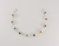 Sterling Silver Multicolor Evil Eye Bracelet for Ladies