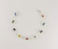 Sterling Silver Multicolor Evil Eye Bracelet for Ladies