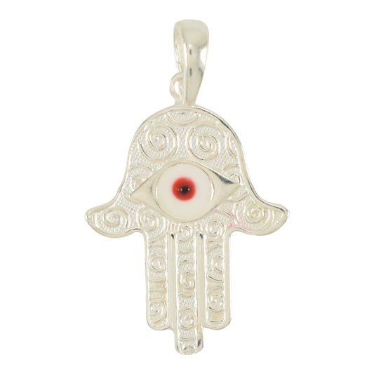 Sterling Silver Hamsa Hand Pendant for Ladies | Wholesale Jewelry