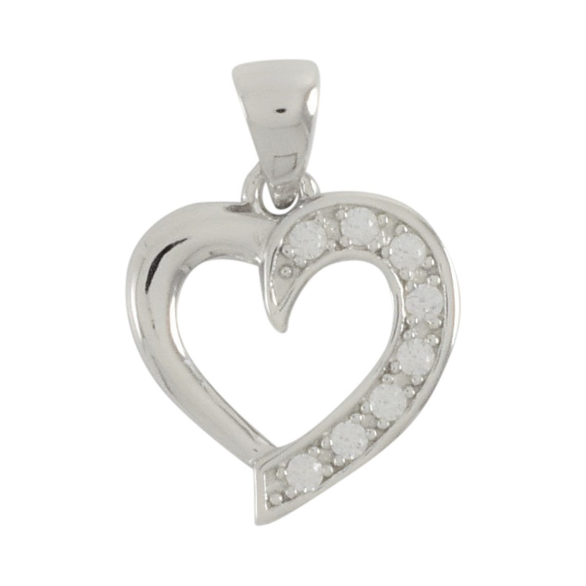 Sterling Silver Heart Pendant | Wholesale Jewelry