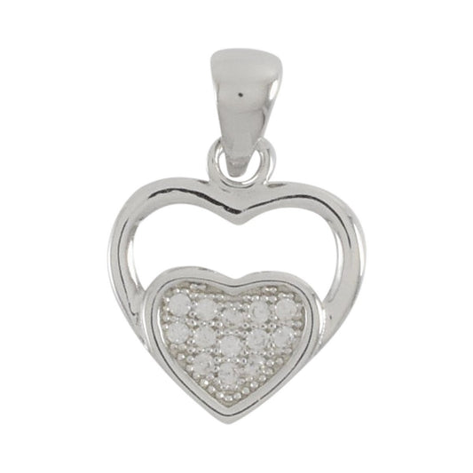 Sterling Silver Heart Pendant | Wholesale Jewelry