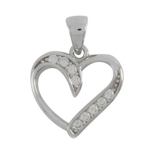 Sterling Silver Heart Pendant | Wholesale Jewelry