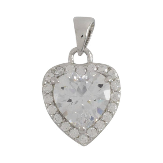 Sterling Silver Heart Pendant | Wholesale Jewelry