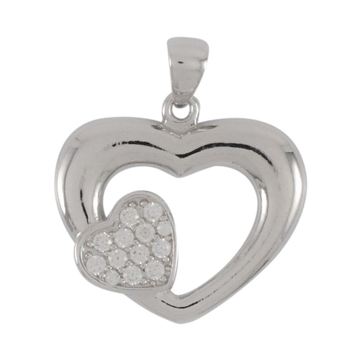 Sterling Silver Heart Pendant | Wholesale Jewelry