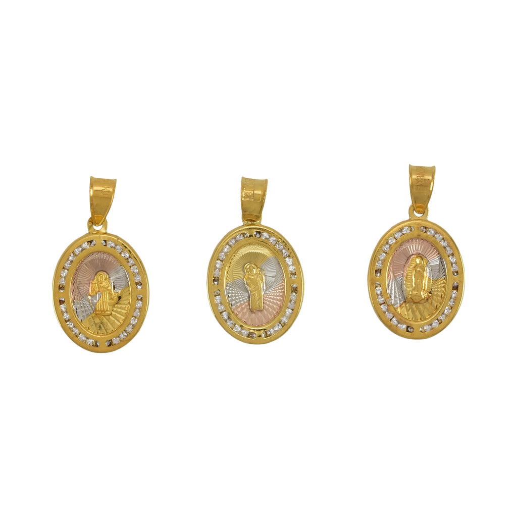 Gold Plated Religious Pendant
