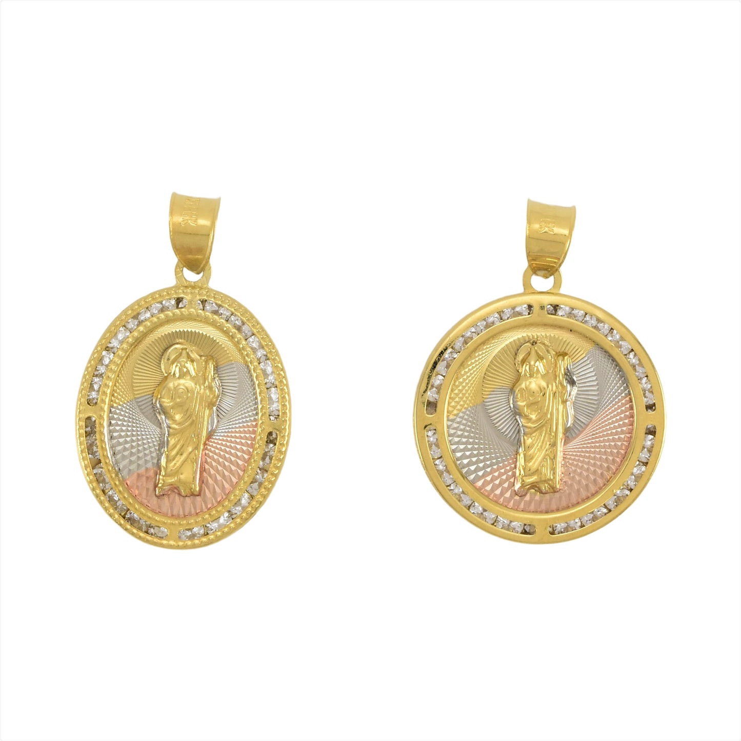 Gold Plated St. Jude Pendant | Wholesale Jewelry