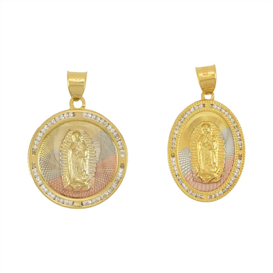 Gold Plated Virgin Mary Pendant | Wholesale Jewelry