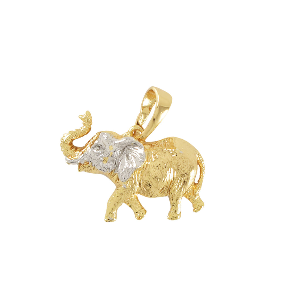 Gold Plated Elephant Pendant