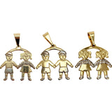 2 Combination - Boys and Girls Pendant - Kids Pendants Gold Plated