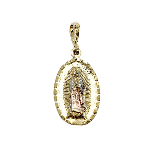 Gold Plated Religious Virgin Mary Pendant Charm | Wholesale Jewelry