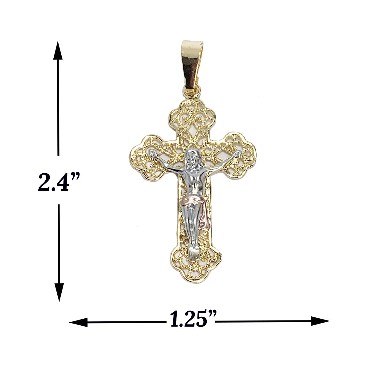 Gold Plated Cross Pendant | Wholesale Jewelry