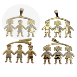 3 Combination - Boys and Girls Pendant - Kids Pendants Gold Plated