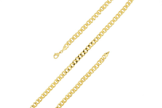 Gold Plated Cuban Chain 6mm