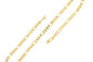 Gold Plated Figaro Chain 5.5 mm