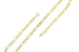 Gold Plated Figaro Chain 5.5 mm